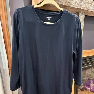 Lands End Cotton, 3/4 length sleeve tunic top
